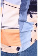 Bluza Dama Sunday 6073 Orange/Blue/Navy